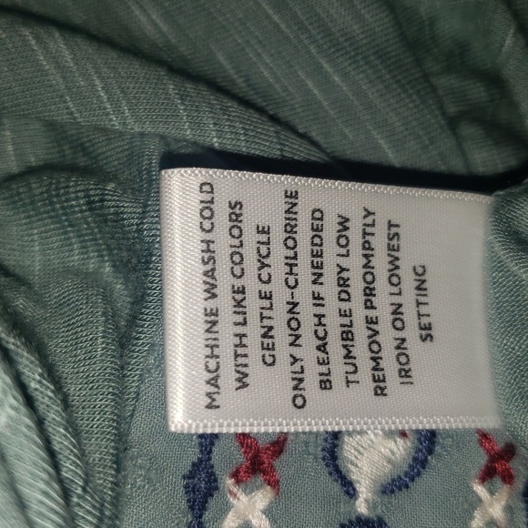 Boho 3XL Floral Knit Embroidered Pullover Babydoll Cottagecore Tunic Top New - Picture 9 of 10